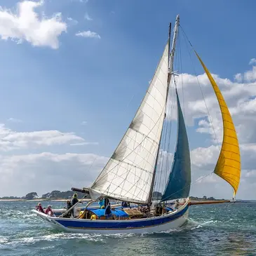 Balade en Langoustier dans le Golfe du Morbihan Balade en Langoustier dans le Golfe du Morbihan