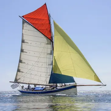 Balade en Langoustier dans le Golfe du Morbihan en région Bretagne Balade en Langoustier dans le Golfe du Morbihan en région Bretagne