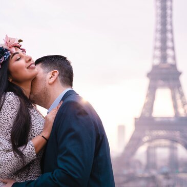 Séance Photo en Couple à Paris Trocadéro
