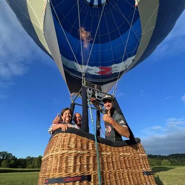 Baptême de l&#39;air montgolfière en région Aquitaine