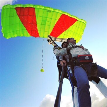 Saut en Parachute en Tandem près du Tréport en région Normandie