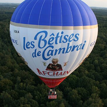 Baptême de l&#39;air montgolfière en région Nord-Pas-de-Calais