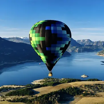 Baptême de l'air montgolfière, département Hautes Alpes