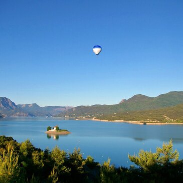 Savines-le-Lac, Hautes Alpes (05) - Baptême de l&#39;air montgolfière