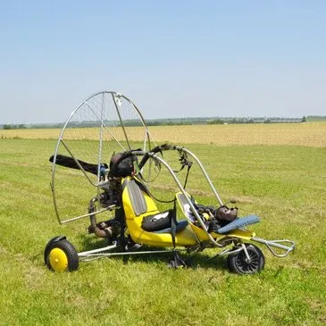Baptême de l&#39;air paramoteur, département Meurthe et moselle