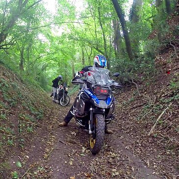 Randonnée en Moto Trail près de Rouen