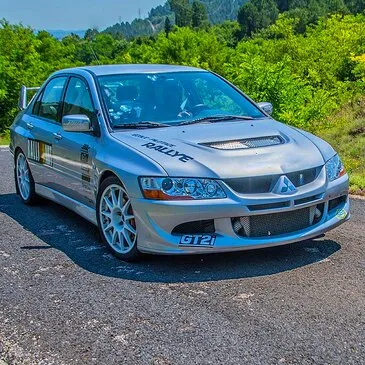 Baptême de Pilotage Rallye en Mitsubishi Lancer Evo à Alès Baptême de Pilotage Rallye en Mitsubishi Lancer Evo à Alès