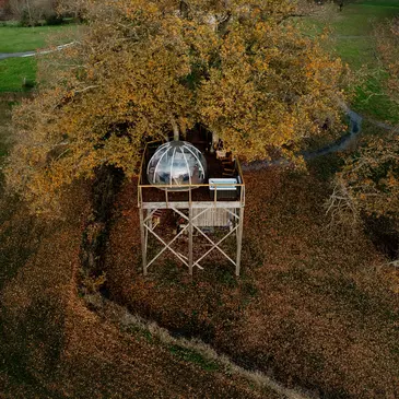 Nuit en Bulle avec Spa à Margouët-Meymes
