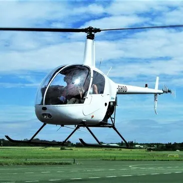 Aérodrome d&#39;Etampes-Montdésir, Essonne (91) - Baptême de l&#39;air hélicoptère