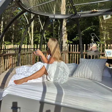 Nuit en Dôme perché avec Spa privatif près de Dijon