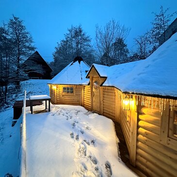 Nuit en Cabane avec Spa Privatif près de Strasbourg