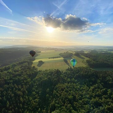 Durbuy, Luxembourg (WLX) - Baptême de l&#39;air montgolfière