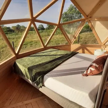 Nuit en Dôme près de Nantes Nuit en Dôme près de Nantes