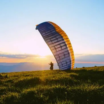 Baptême en parapente, département Hautes pyrénées