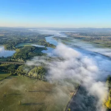 Baptême de l'air montgolfière en région Poitou-Charentes
