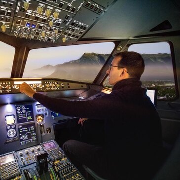 Simulateur de Vol en Avion de Ligne près de Genève