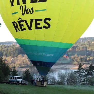 Baptême de l'air montgolfière, département Haute loire Baptême de l'air montgolfière, département Haute loire