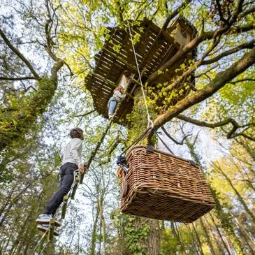 Cabane dans les Arbres avec Spa près de Carnac Cabane dans les Arbres avec Spa près de Carnac