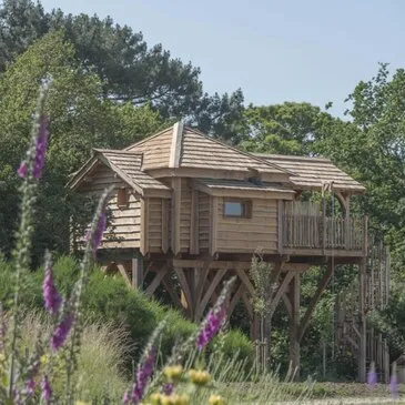 Nuit en Cabane sur Pilotis avec Spa Privatif près de Carnac Nuit en Cabane sur Pilotis avec Spa Privatif près de Carnac