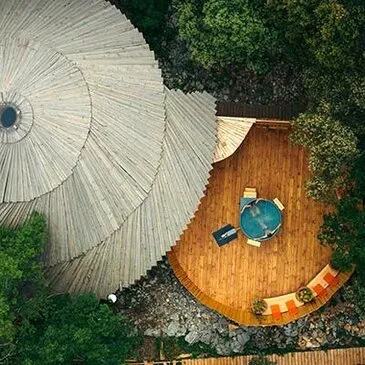 Nuit en Cabane familiale avec Spa près de Montpellier en région Languedoc-Roussillon Nuit en Cabane familiale avec Spa près de Montpellier en région Languedoc-Roussillon