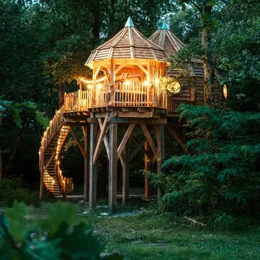 Cabane dans les Arbres avec Spa Privatif près de Bordeaux Cabane dans les Arbres avec Spa Privatif près de Bordeaux