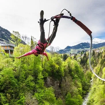 Saut à l'élastique proche Saint-Gervais-les-Bains Saut à l'élastique proche Saint-Gervais-les-Bains