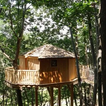 Nuit en Cabane dans les Arbres près de Lyon Nuit en Cabane dans les Arbres près de Lyon