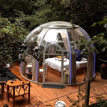 Nuit en Bulle avec Jacuzzi Privatif près de Perpignan