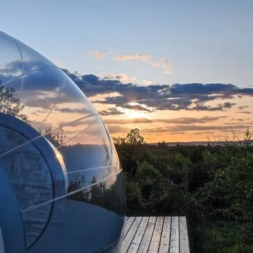 Nuit en Bulle près de Figeac en région Midi-Pyrénées