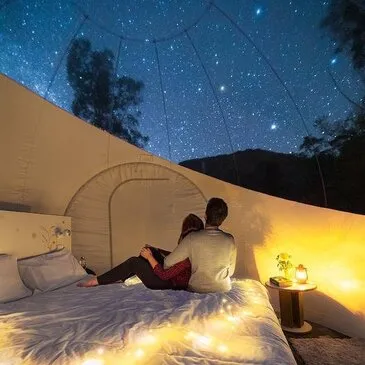 Nuit en Bulle près de Dunkerque Nuit en Bulle près de Dunkerque