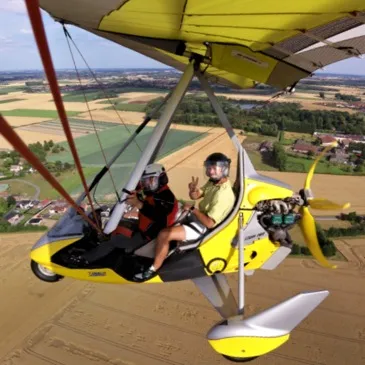 Herlies, Nord (59) - Baptême en ULM et Autogire Herlies, Nord (59) - Baptême en ULM et Autogire