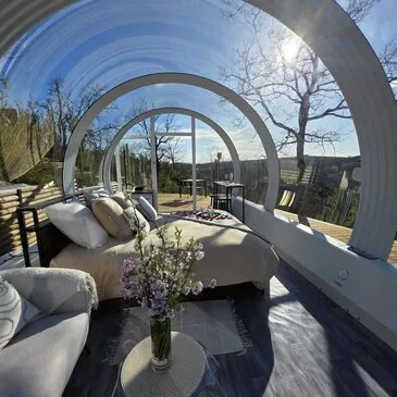 Nuit en Dôme de Verre avec Spa près de Montauban Nuit en Dôme de Verre avec Spa près de Montauban