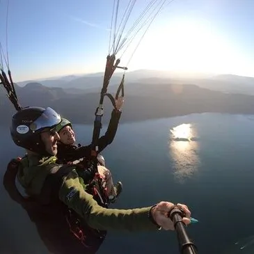 Baptême en parapente, département Savoie