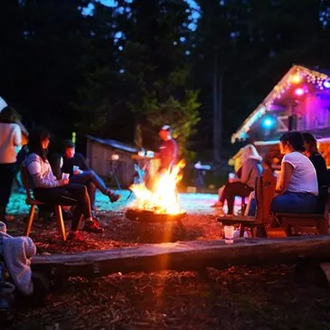 Balade nocturne en forêt près d'Annecy Balade nocturne en forêt près d'Annecy