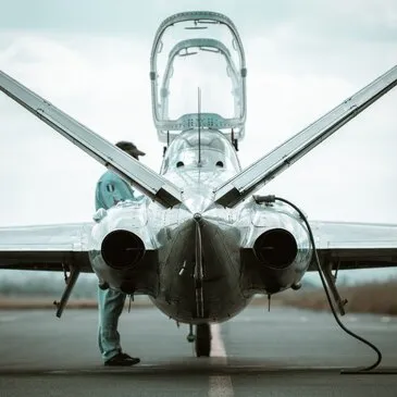 Vol avion de chasse, département Somme