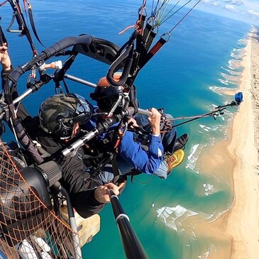 Capbreton, Landes (40) - Baptême de l&#39;air paramoteur