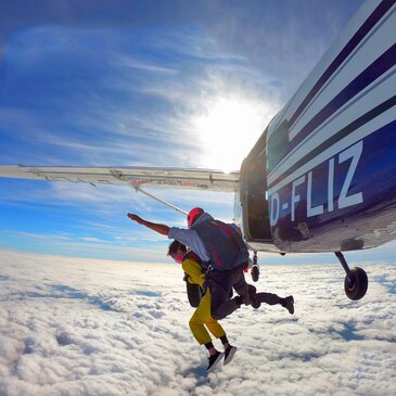 Saut en parachute, département Namur