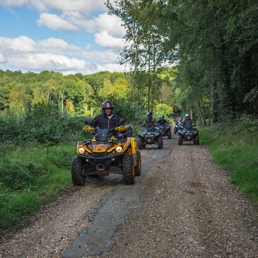 Randonnée en Quad au Mont-Saint-Adrien près de Beauvais en région Picardie