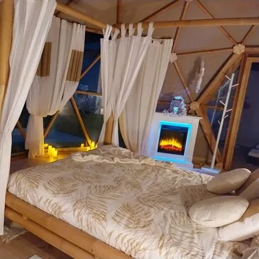 Nuit en Dôme avec Spa et Sauna Privatifs près de Carcassonne