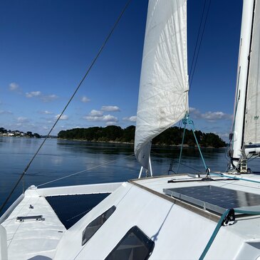 Balade en bateau, département Morbihan