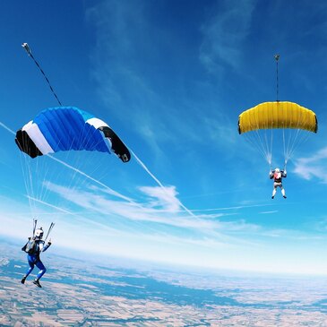 Saut d&#39;Initiation en Parachute à Tarbes en région Midi-Pyrénées