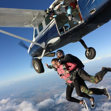 Saut en parachute, département Côte d&#39;or