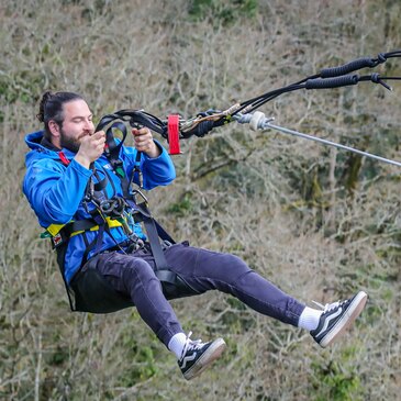 Saut Pendulaire depuis un Viaduc près de Caen