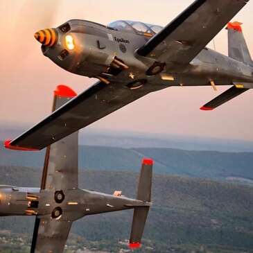 Baptême en Avion Militaire près de Nantes