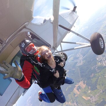 Saut en parachute, département Marne