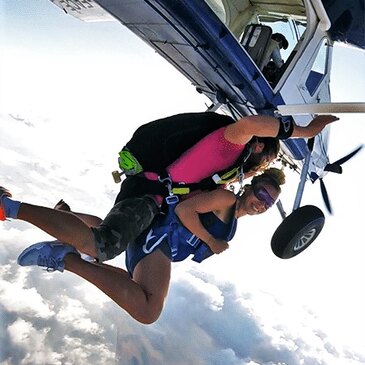 Saut en parachute, département Marne