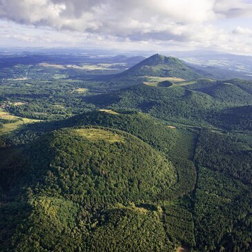 Baptême en parapente, département Puy de dôme