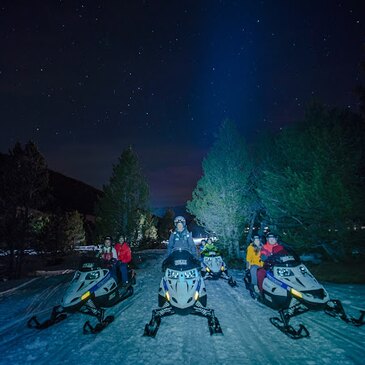 Balade nocturne en Motoneige près d&#39;Ax-les-Thermes