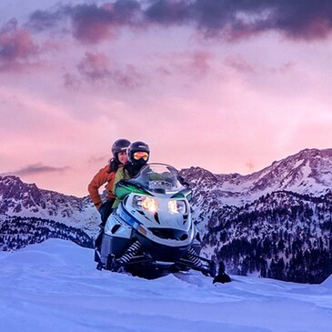 Grandvalira (Andorre), à 45 min d&#39;Ax-les-Thermes, Ariège (09) - Scooter des neiges