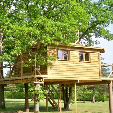 Cabane dans les arbres près de Château-Thierry